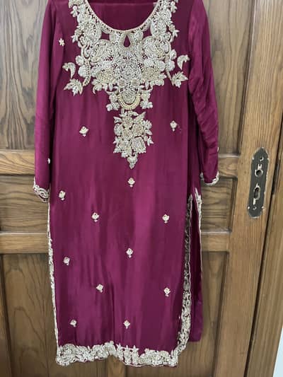 Embroidered and embellished dress