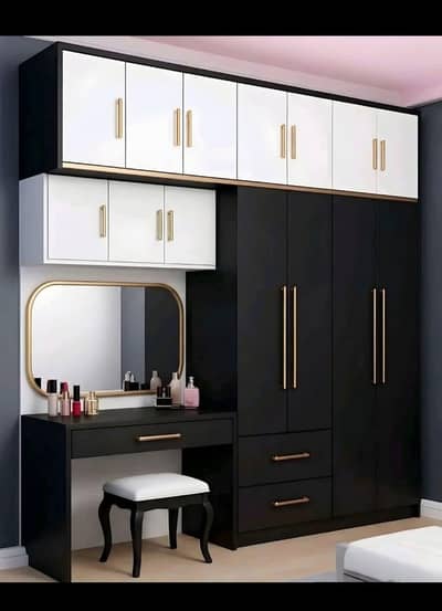 Modern kitchen Cabinets And wardrobe office furniture ka kaam 100%