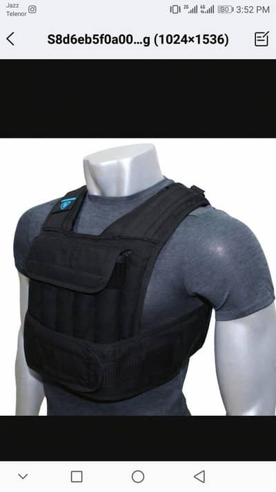 Weights Vest for Running and Exercise with Adjustable weight bars