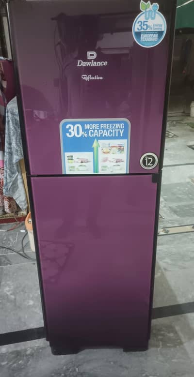 Dawlance 12 CFT Double Door Glass Fridge Purple
