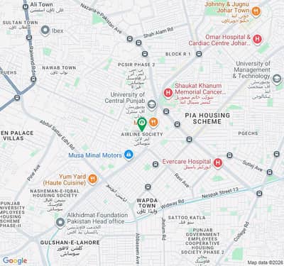 Commercial Plot 1 Kanal In Airline Society Main Khayban E Jinnah Road