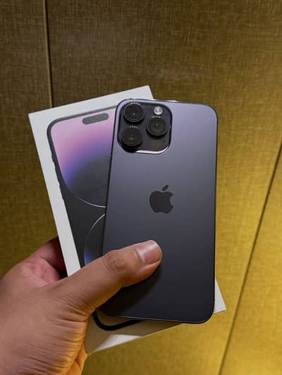 Apple Iphone 14 pro max official pta approved 256gb water pack