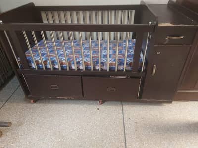 Baby Cot for sale (Urgent sale required)