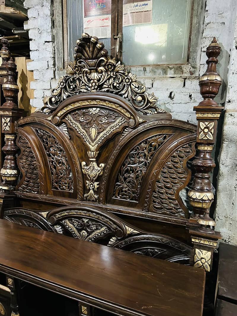 Bed dressing table and side tables 1