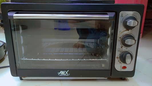 ANEX Toaster Oven - Good Condition (Minor Timer Issue, Easily Fixable)