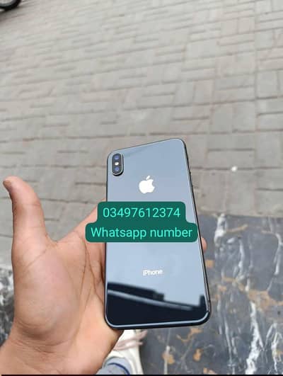 Apple iPhone X 256 GB full box argent for sale