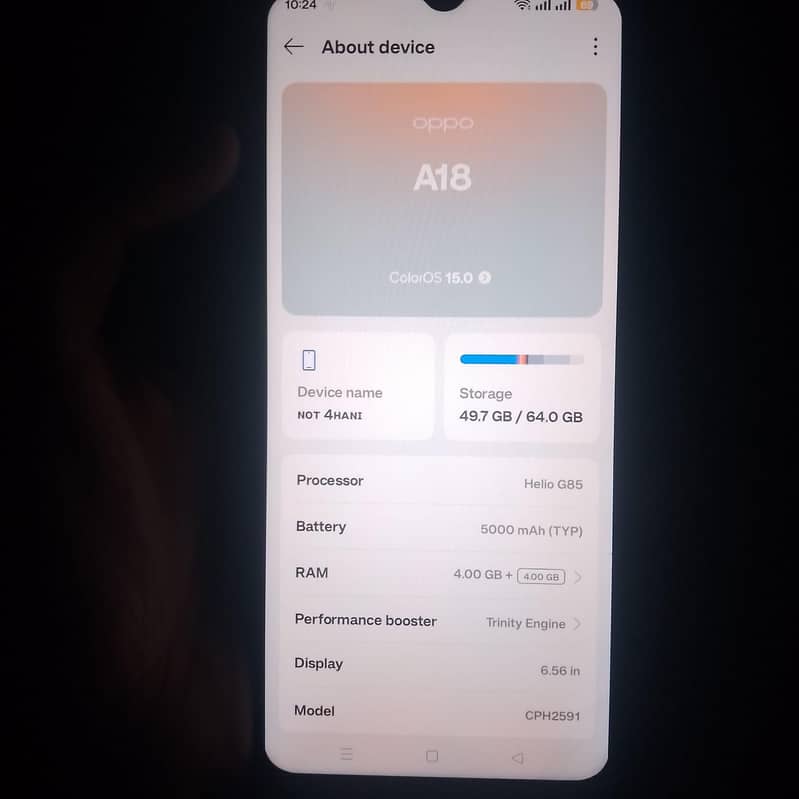 OPPO A18 6