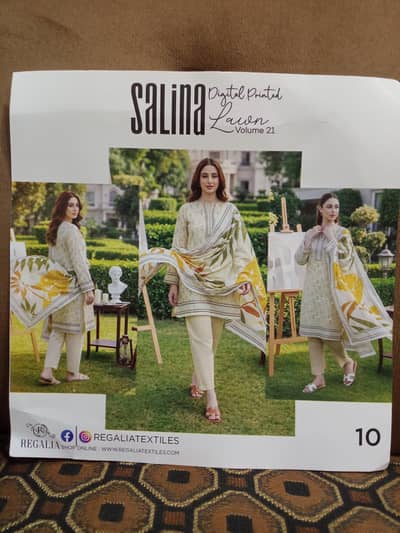 Salina Regalia Lawn Suit