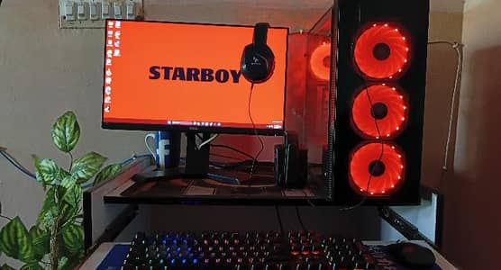 Custom Built RGB PC | Xeon E3-1246 v3 | Redragon Case | Dell Monitor
