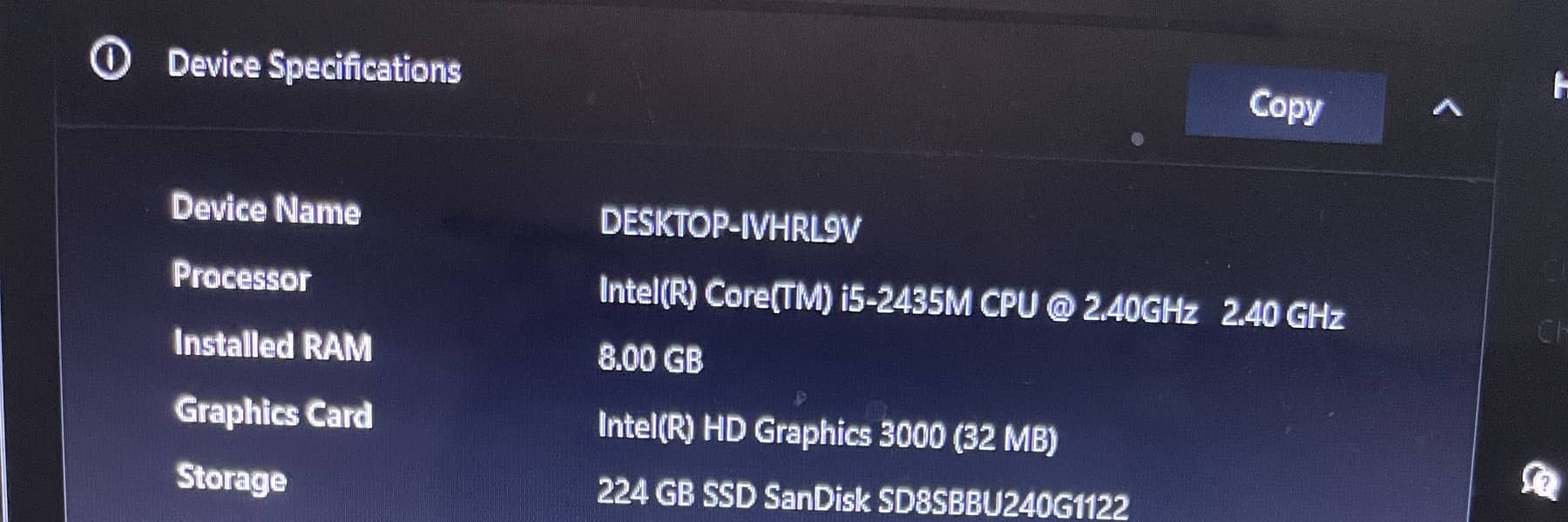 Macbook Pro 2011 1