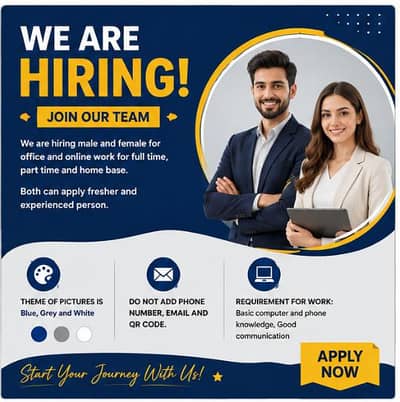 we are hiring staff for online work