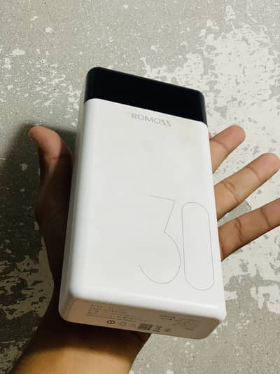 Romoss PLT-30000mah powerbank ios+android iphone samsung xiamoi realme
