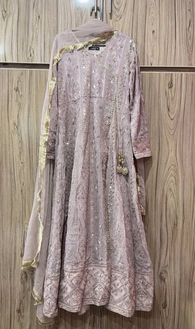 This dress is only worn once-almost new.