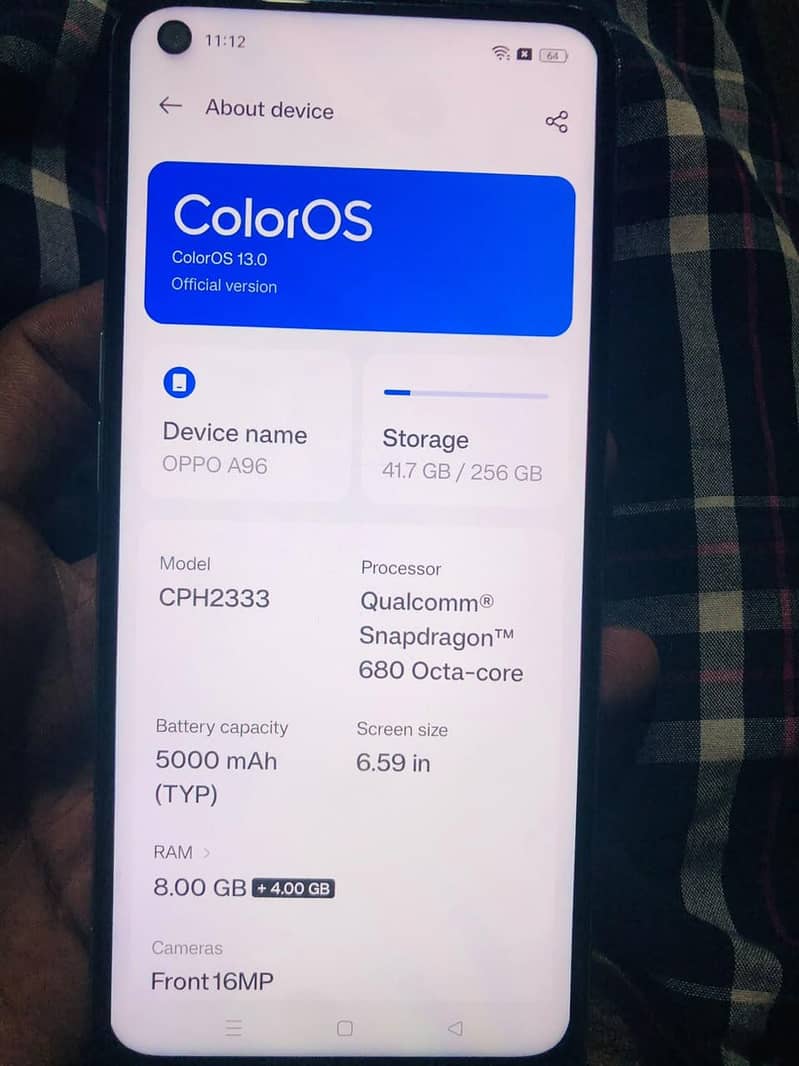 OPPO A96 4