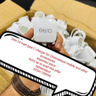 EERO 24 watt type c charger for Chromebook and mobile