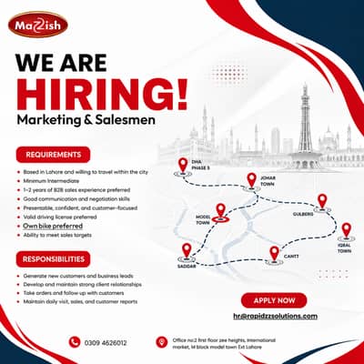 Marketing & Sales Officer