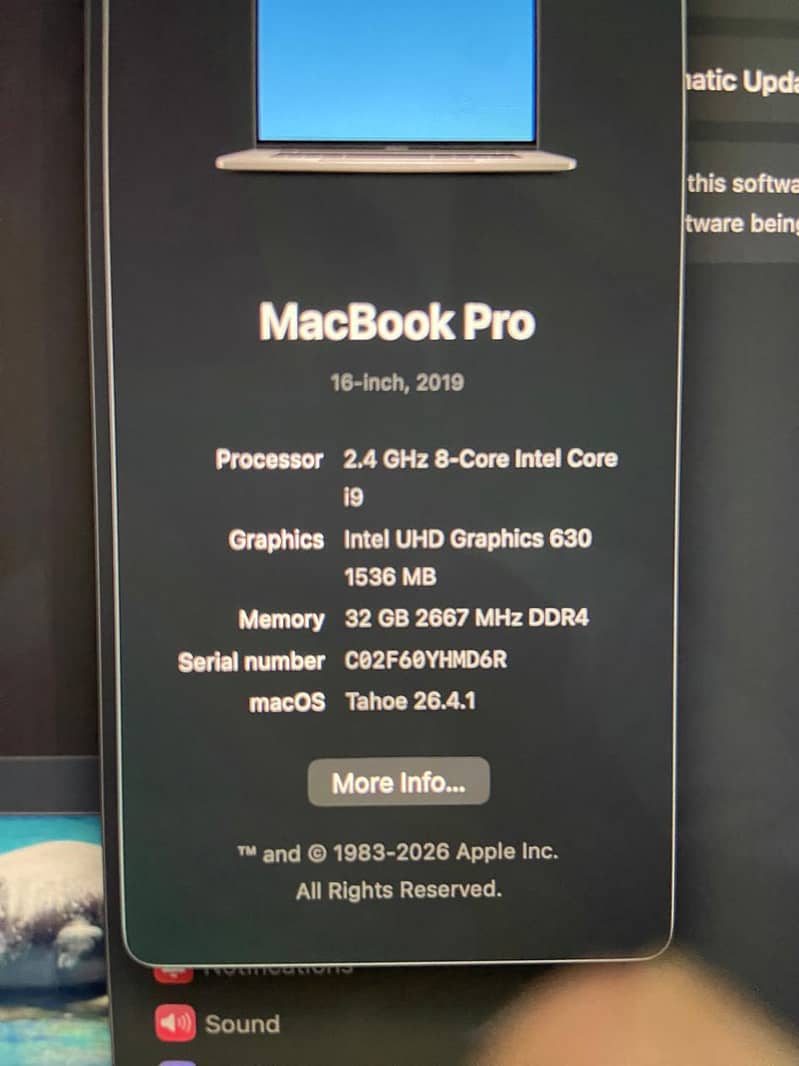 MacBook Pro 2019 7