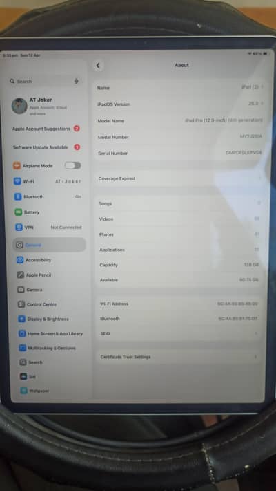 apple iPad Pro 13 inch 2020 (4th gen)