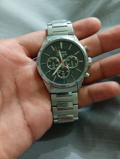pulsar chronograph watch
