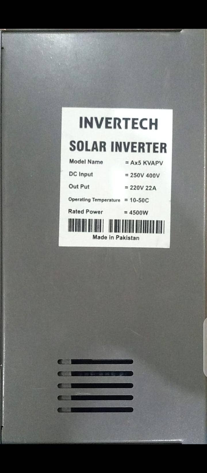 Invertech VFD 1