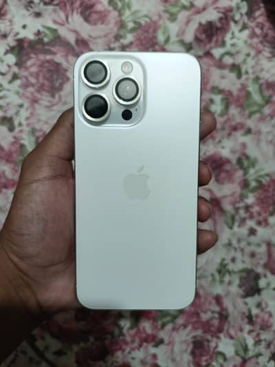 Apple iPhone 15 Pro Max white color 256gb