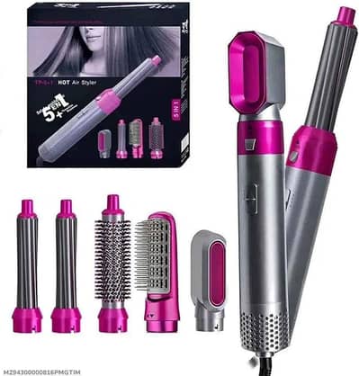 5 in 1 Hair Styler Hot Air Brush Minimum MOQ 10 Pics