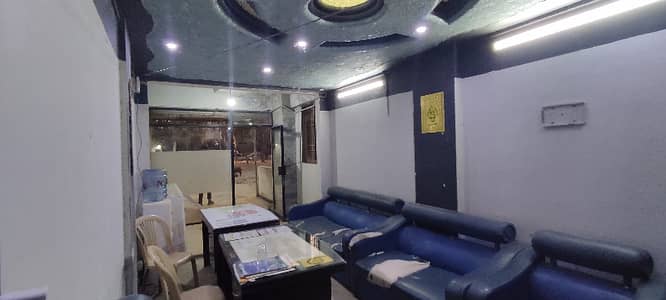 Shop Double Shutter 3 Side Corner With Attached Bath Extra Land Lease 200 Feet Road Facing Vip Location North Karachi Sector 11A