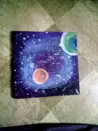 galaxy painting