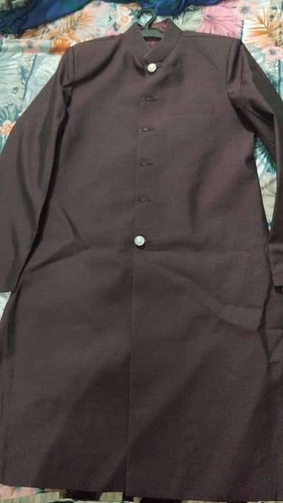 sherwani dark mehroon