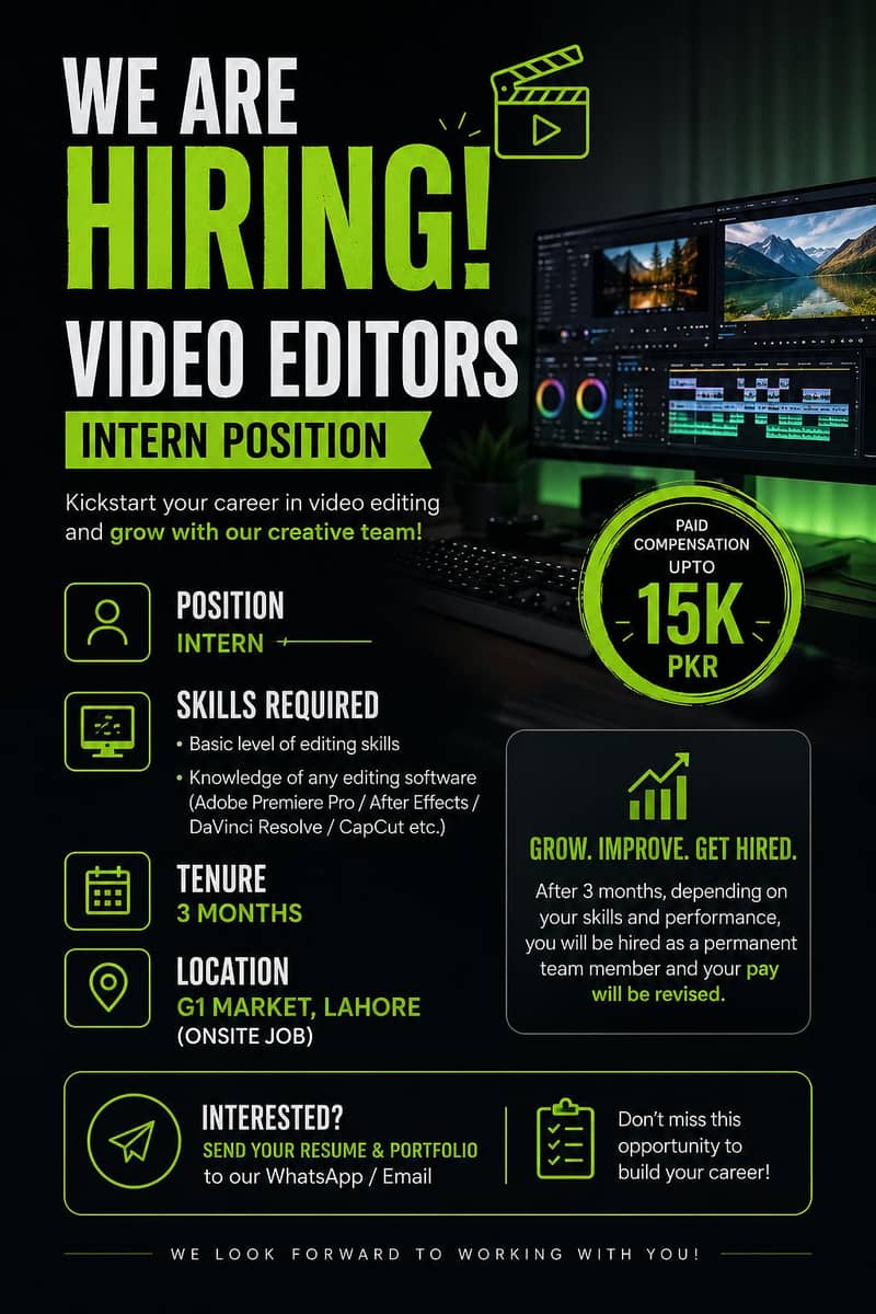 VIDEO EDITOR REQUIRED. 0