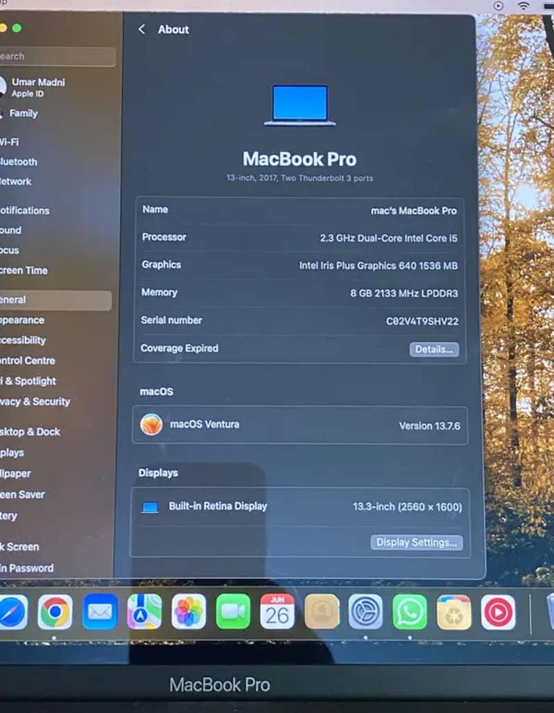 Macbook Pro 2017 4