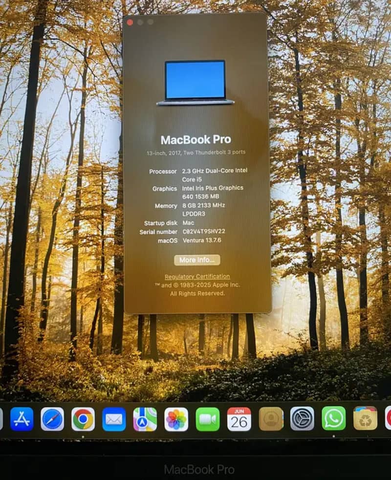 Macbook Pro 2017 5