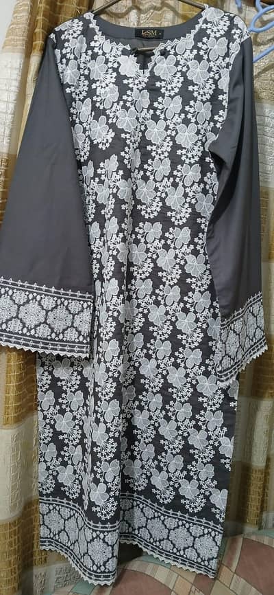 Fully embroidery shirt