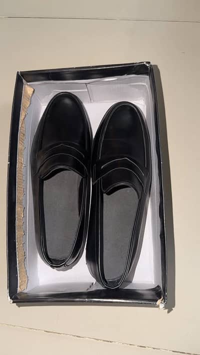Leather chunky loafers