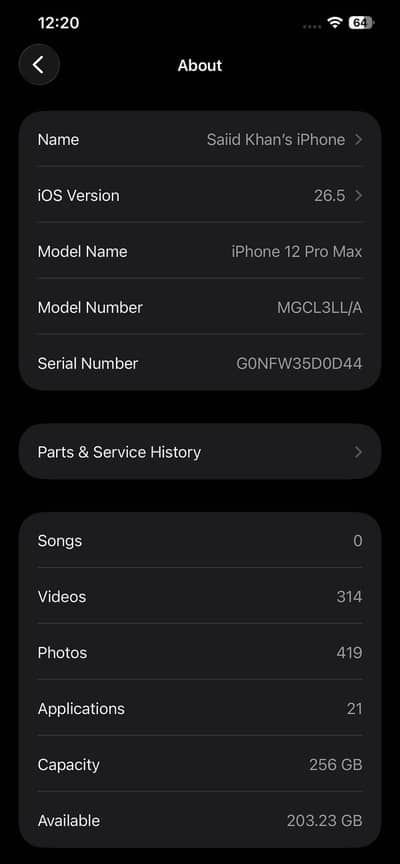 Apple iPhone 12 Pro Max