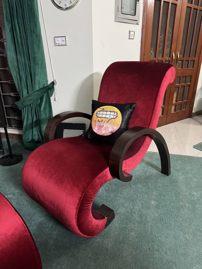 Sofa with ottoman 1