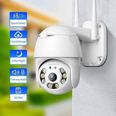 WIFI Outdoor HD Wireless Waterproof PTZ Camera in Pakistan