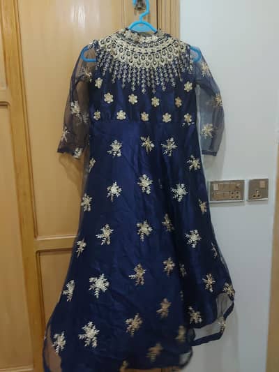 2 piece navy blue maxy for sale
