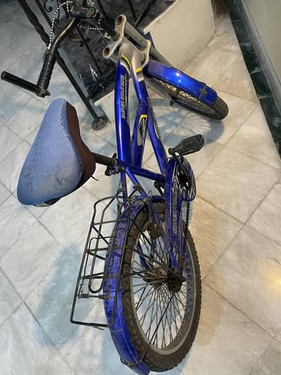 Blue color super star bike