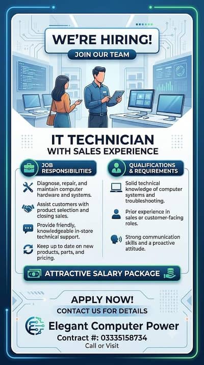 IT Technician with Sales Experience