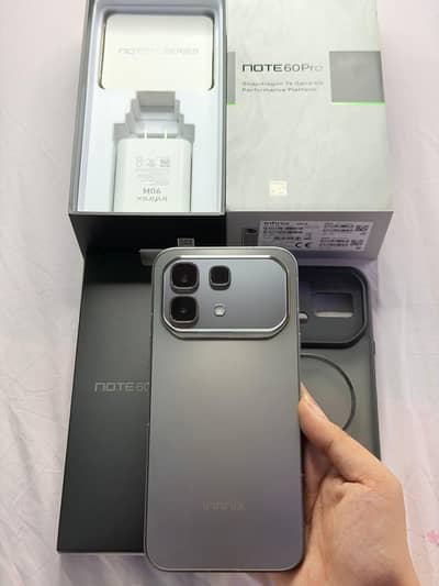 Infinix note 60 pro PTA approved with box 10/10 condition  water pack