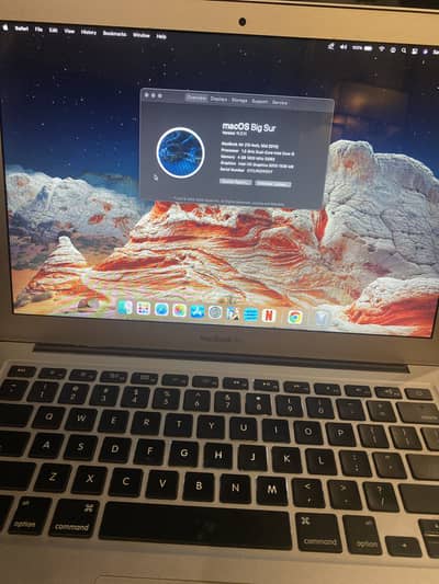 MacBook air mid 2013 big sur