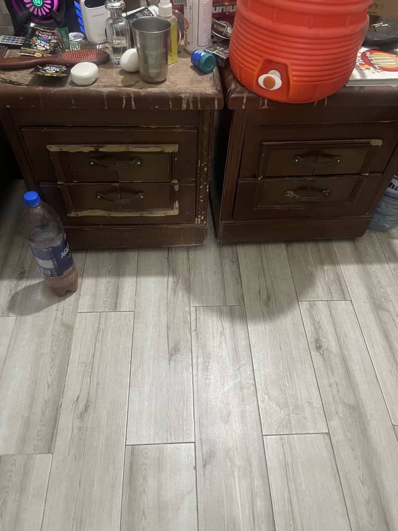 Bed and side table 1