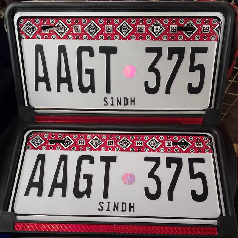 Car Number Plate / Bike Embossed / Acrylic Fancy City Yaris Alto ...