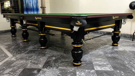 Rasson Patriot Tournament Snooker Table 6x12 Home Used | Complete Set