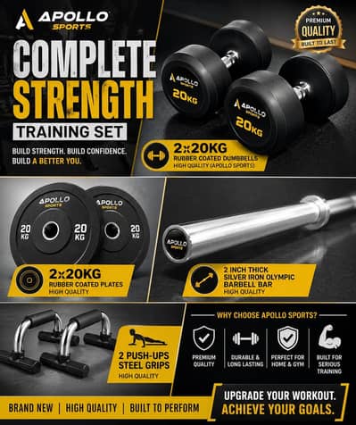 Barbell + Plates (2X20KG)