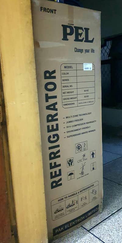 Brand New PEL PRGD-2550 Glass Door refrigerator fridge. Box Pack