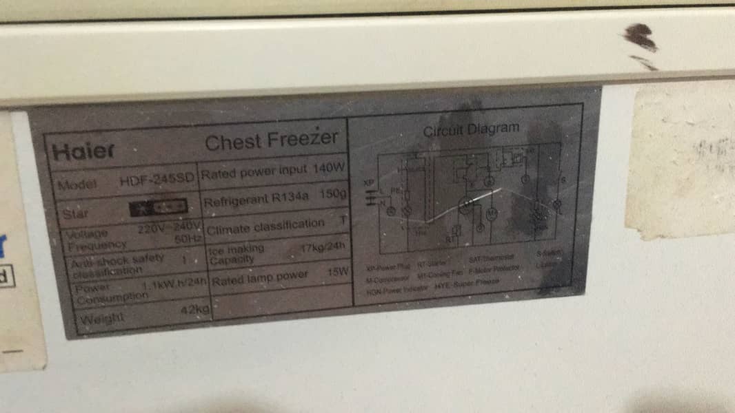 Deep freezer 7