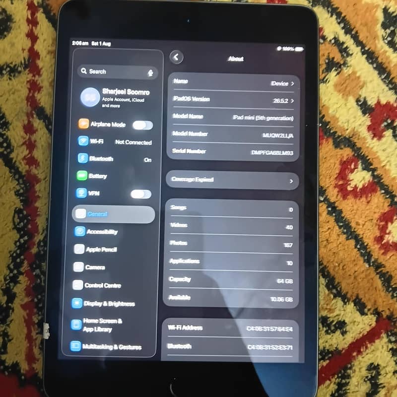 Ipad Mini 5  64GB 4