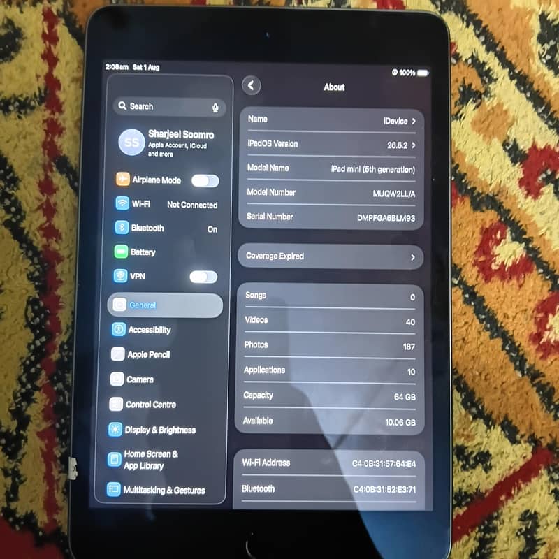 Ipad Mini 5  64GB 5